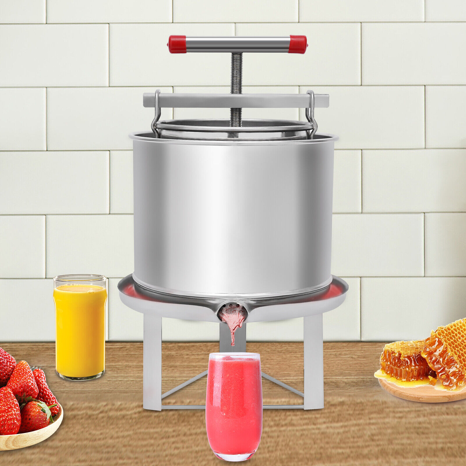 12.6L Bee Honey Press Machine Beekeeping Equipment Tool Honey Wax Press Machine