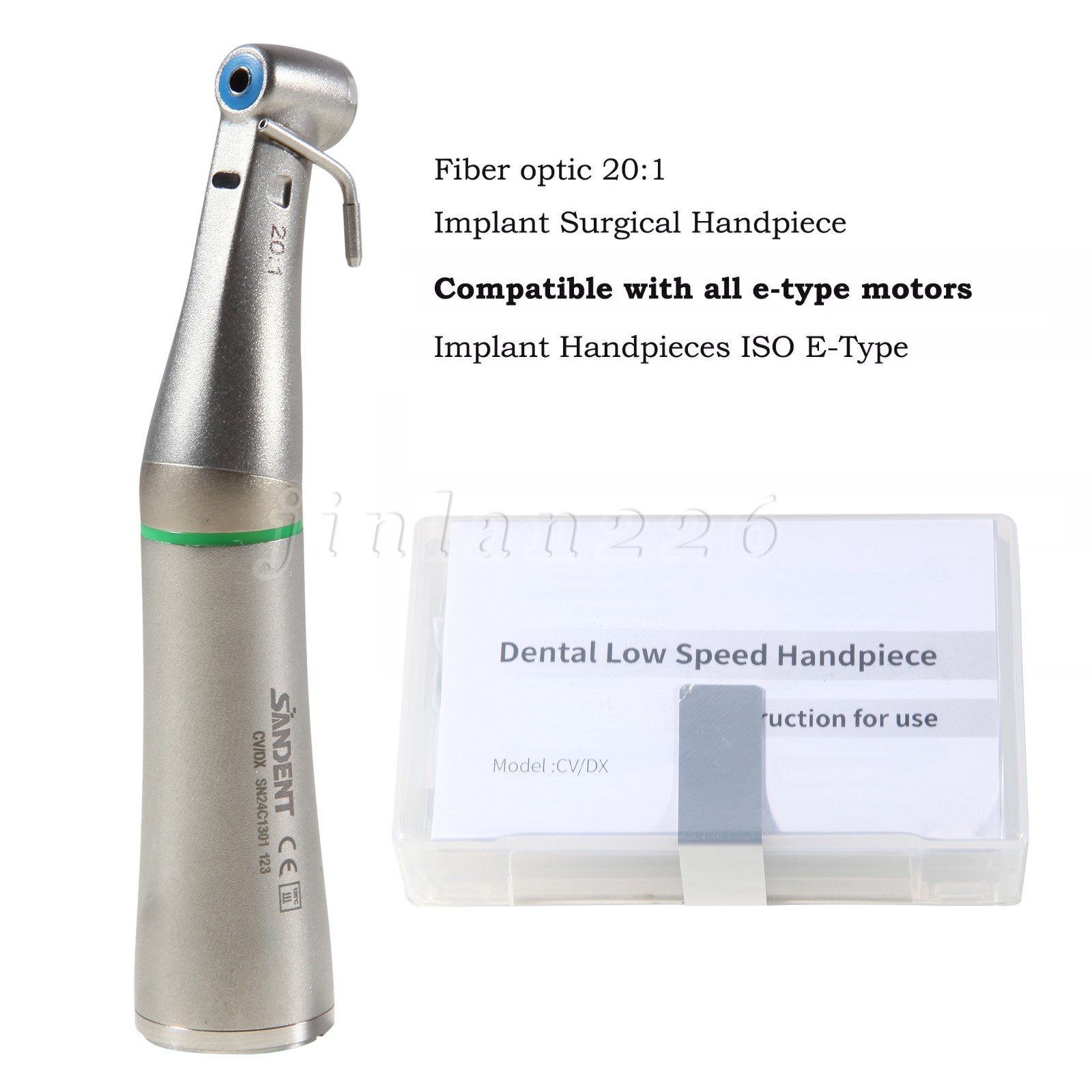 Dental Implant Motor Surgical System LED +20:1 Contra Angle Handpiece Fit N