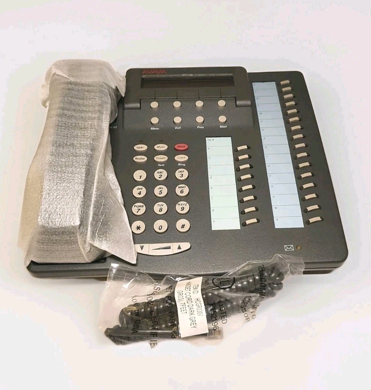 Avaya Lucent 6424D+M Grey Business Office Phone with Footstand 6424D02B(90)-323