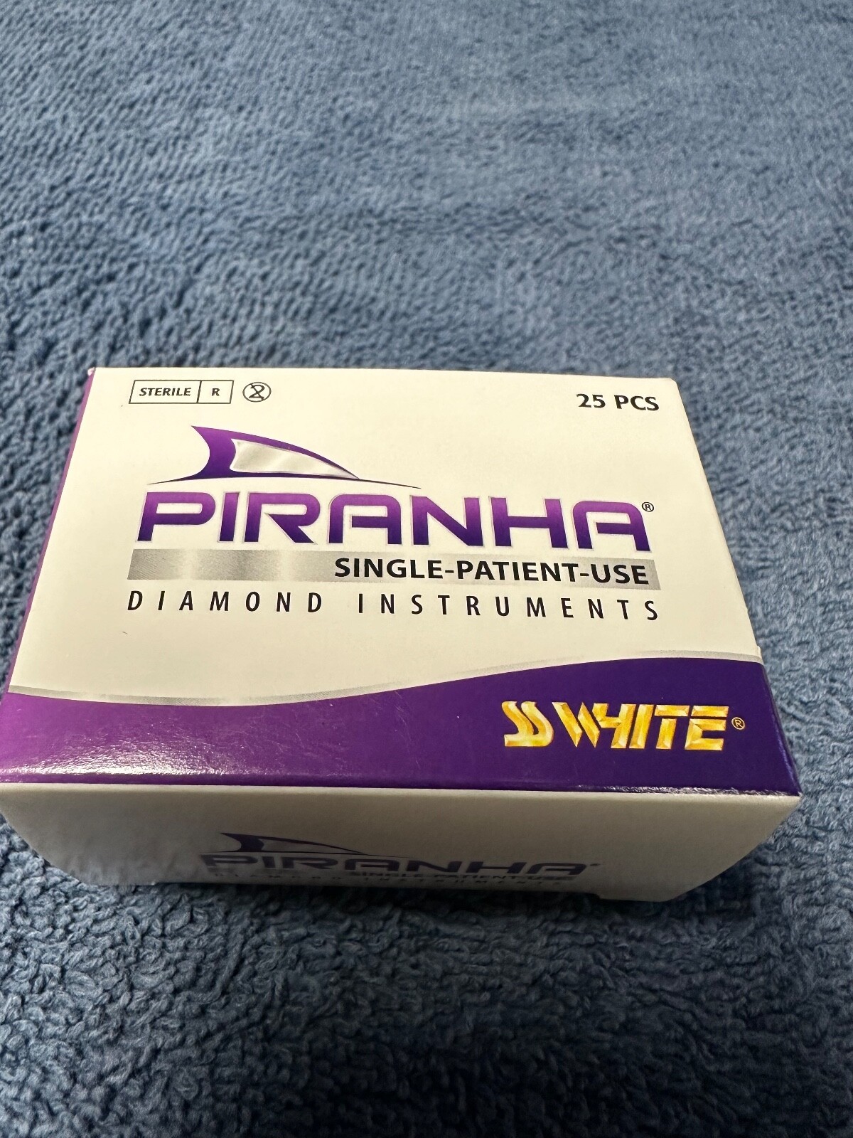 SS-WHITE – Piranha Diamond FG 10839-014 TISSUE PROTECTIVE END MED GRIT 25 PKG.
