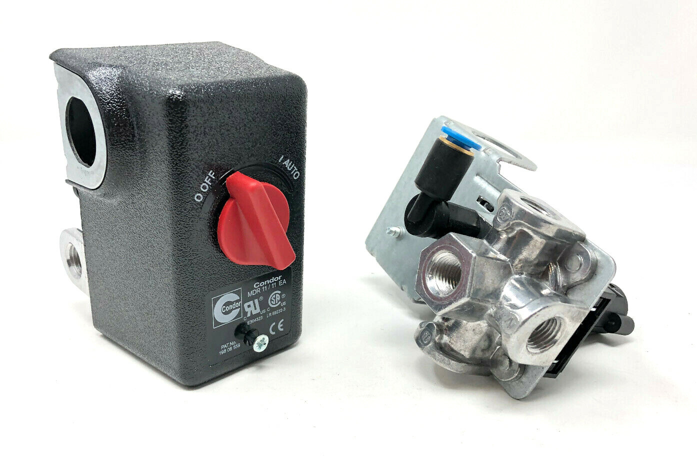 QUINCY PRESSURE SWITCH TWO STAGE AIR COMPRESSOR 145-175 PSI, 4 PORT, 26 AMP