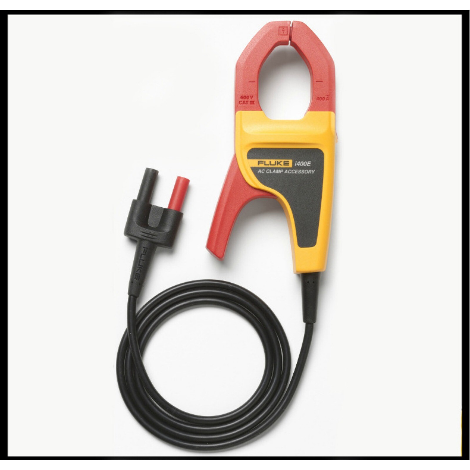 1PC New Fluke I400E 400A AC Current Clamp 4mm Banana Plug