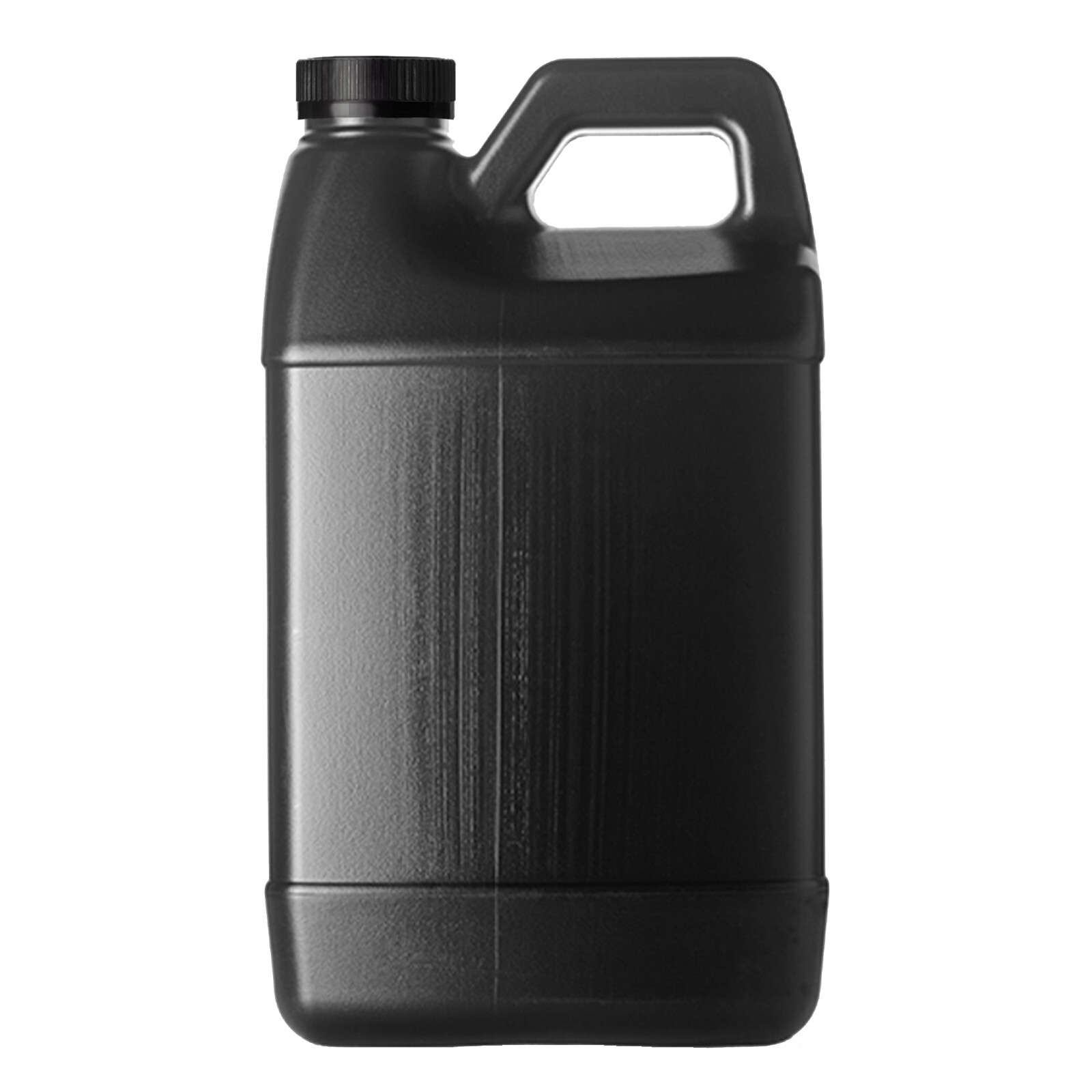 F-Style 38/400 Black 1 Gallon Bottle HDPE Jug w/ Child Proof Cap (128oz)