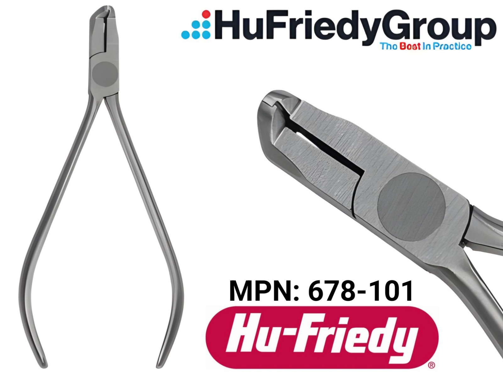 Hu-Friedy 2PCS of Universal Cut and Hold Distal end Cutter Plier | 678-101