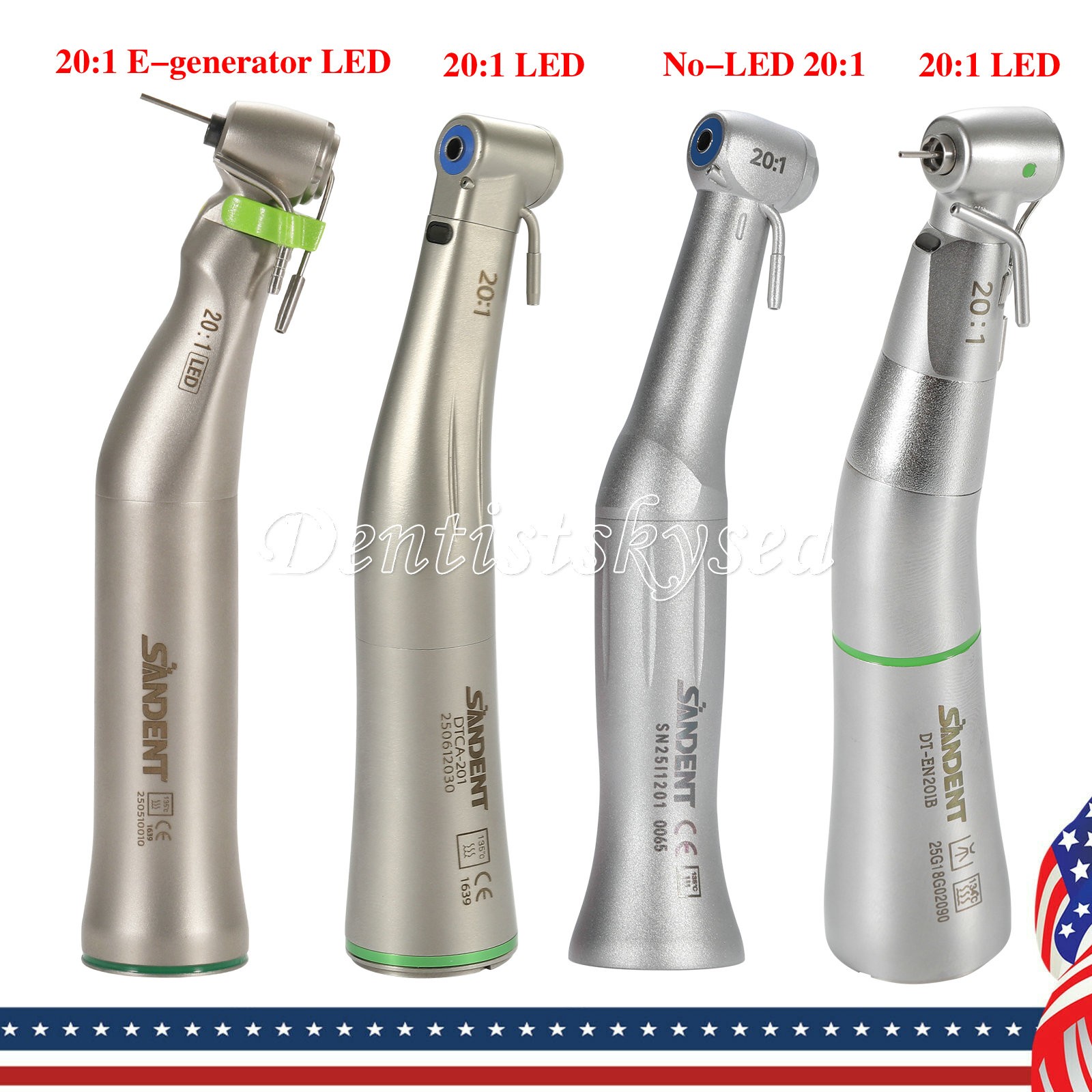 Implant Handpiece 20:1(LED) Contra Angle Fit Surgical Implant Motor