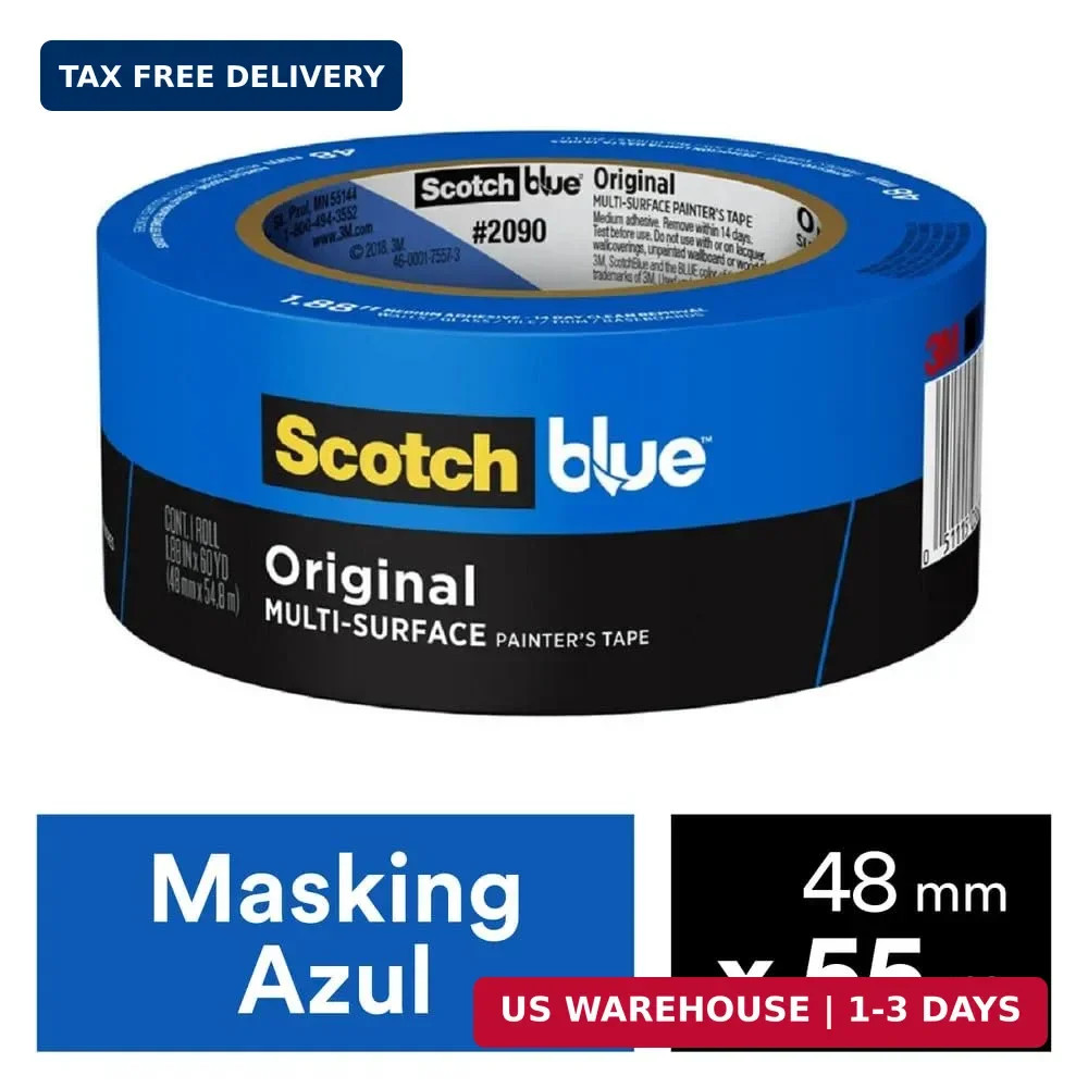 ScotchBlue Original Multi-Surface Painters Tape, 2 Inch Wide (1.88 in. x 60 Yds)
