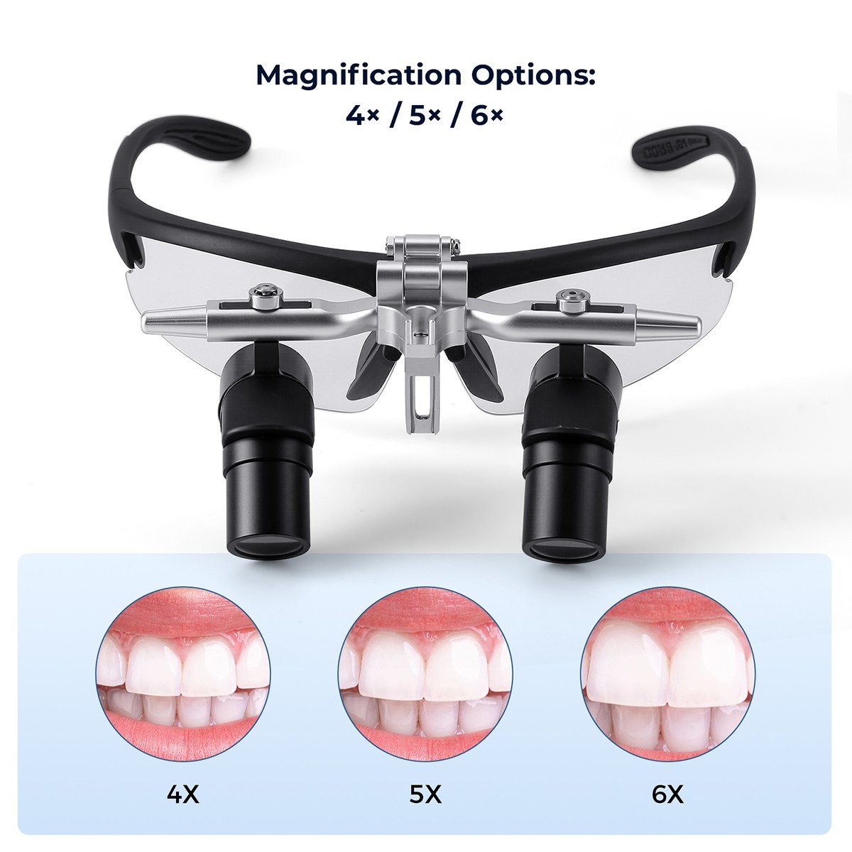 4.0X Dental Surgical Ergonomic Ergo Binocular Loupes Ultralight Magnification