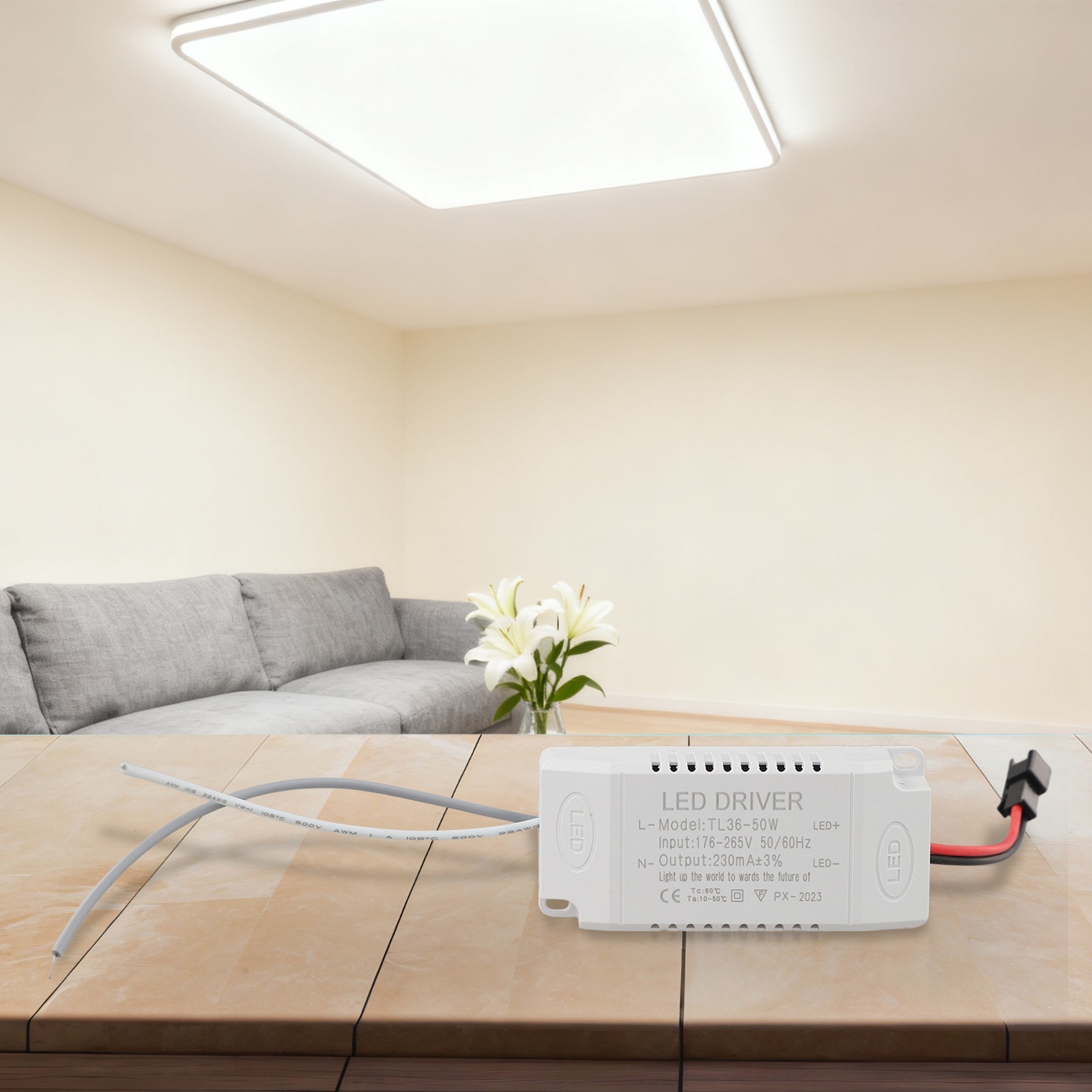 LED Driver Constant Current -20～50℃ 36-50W Power Diameter 80mm Height 24mm