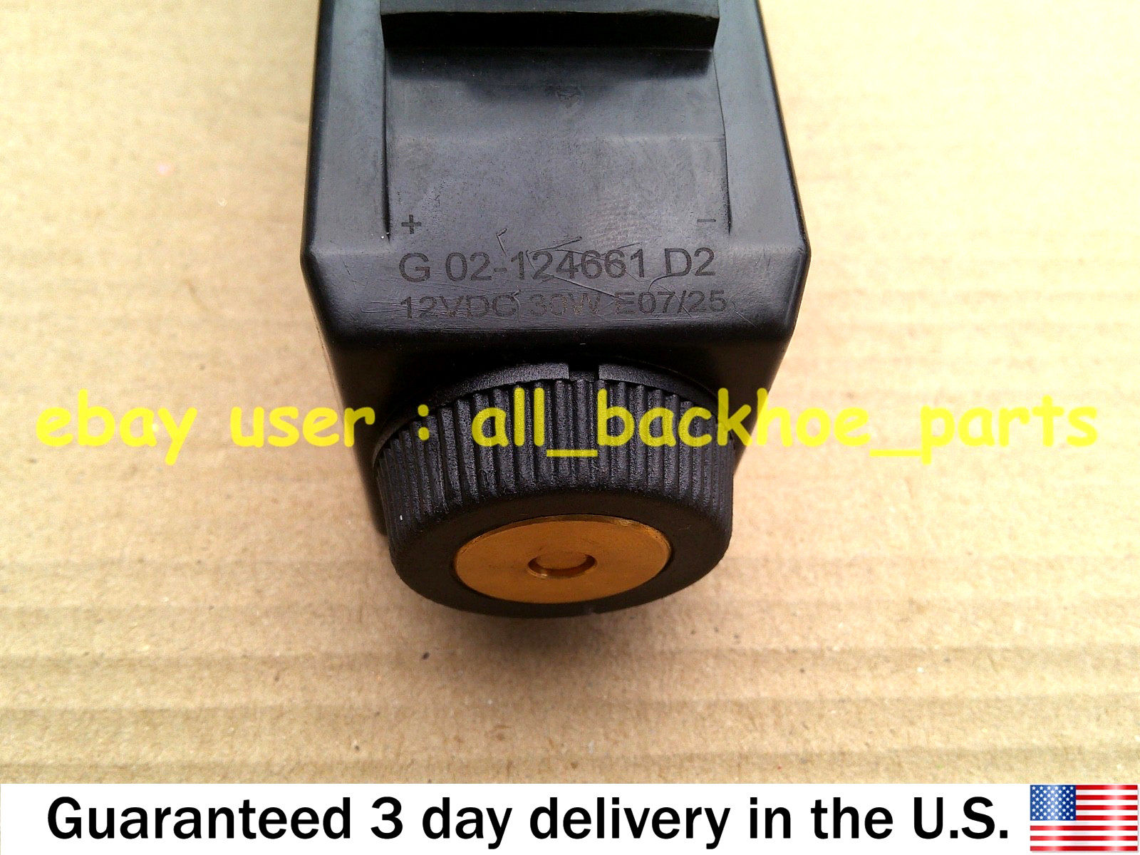 JCB BACKHOE- GENUINE DANFOSS VICKERS SOLENOID VALVE ASSY. (25/104700 25/MM6394)