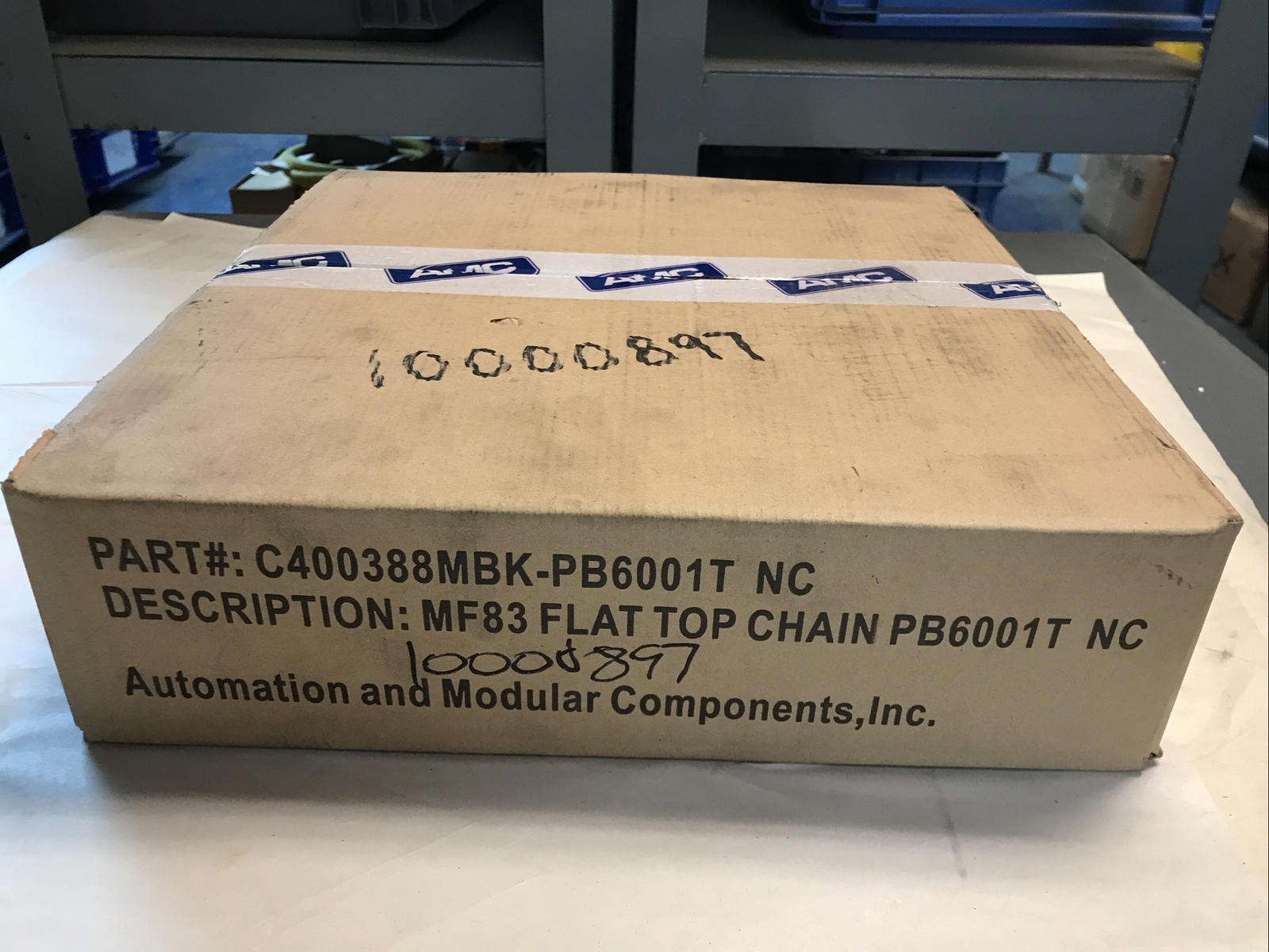 AMC,Modu-Flex83,Tabletop Conveyor Chain 118Sets/3M Size 330X330x90mm NOS