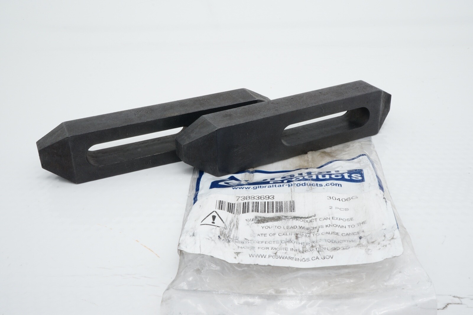 2 Pack New Gibraltar 1/2″ Stud Clamp 2-1/16″ Travel 6″ L x 1-1/4″ W x 7/8″ H