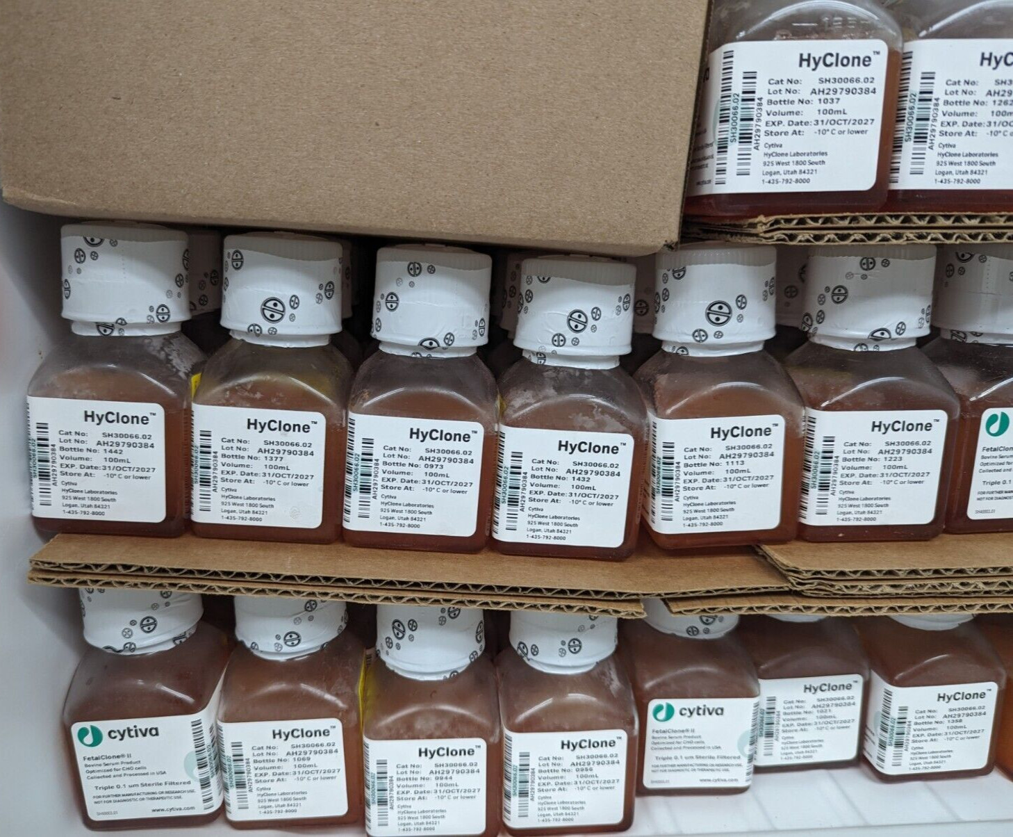 Exp 2027 Cytiva / Hyclone 100 ml fetal bovine serum, US origin, FBS