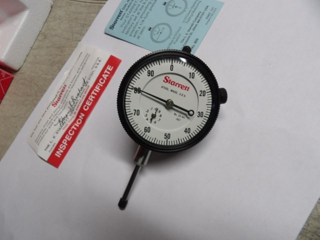 STARRETT #25-441J Dial Indicator – .001″ Graduation 1″ Range New in Box