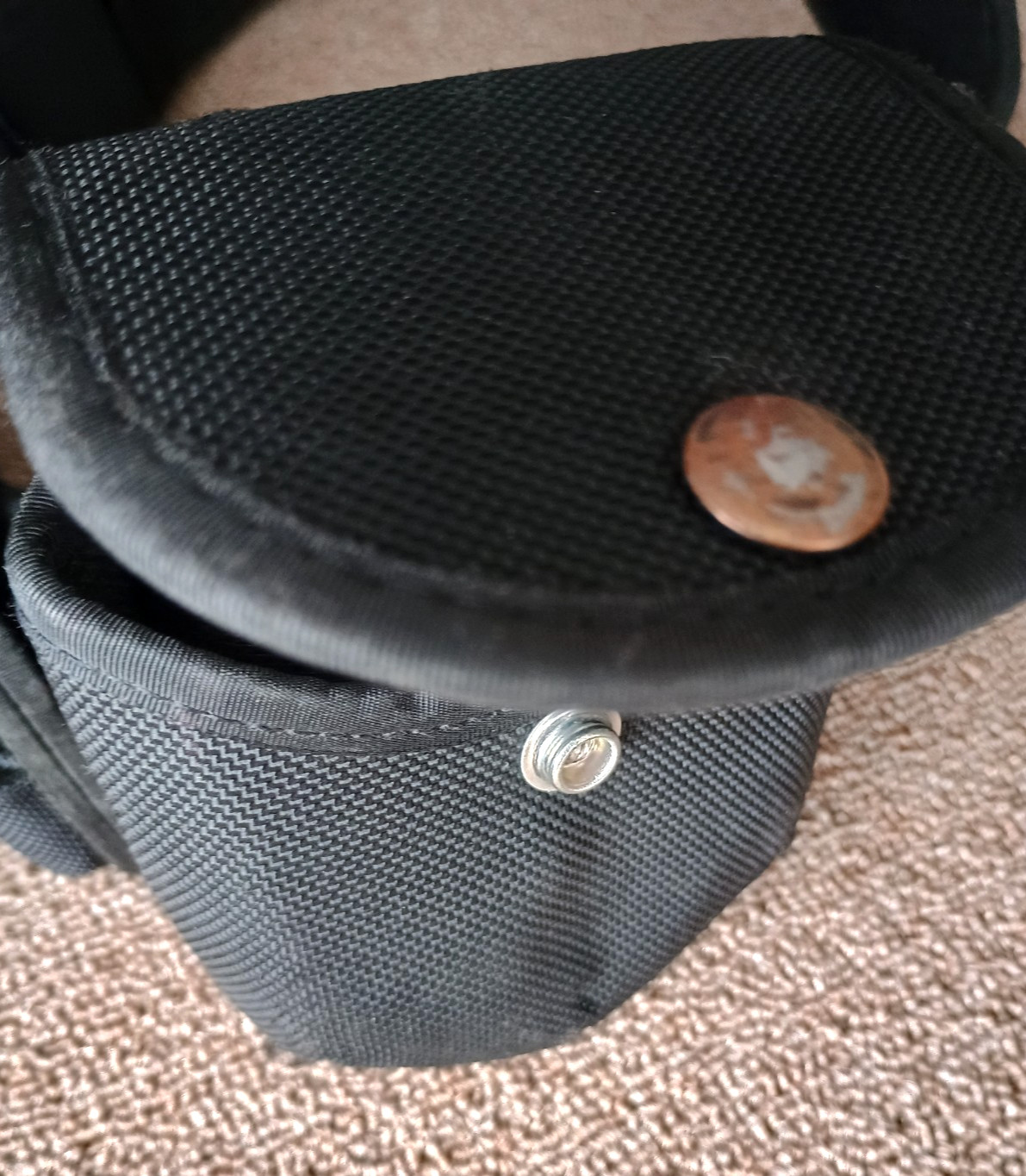 Don Hume Duty Belt Police Tactical Security Utility Nylon With Accessories Cuffs