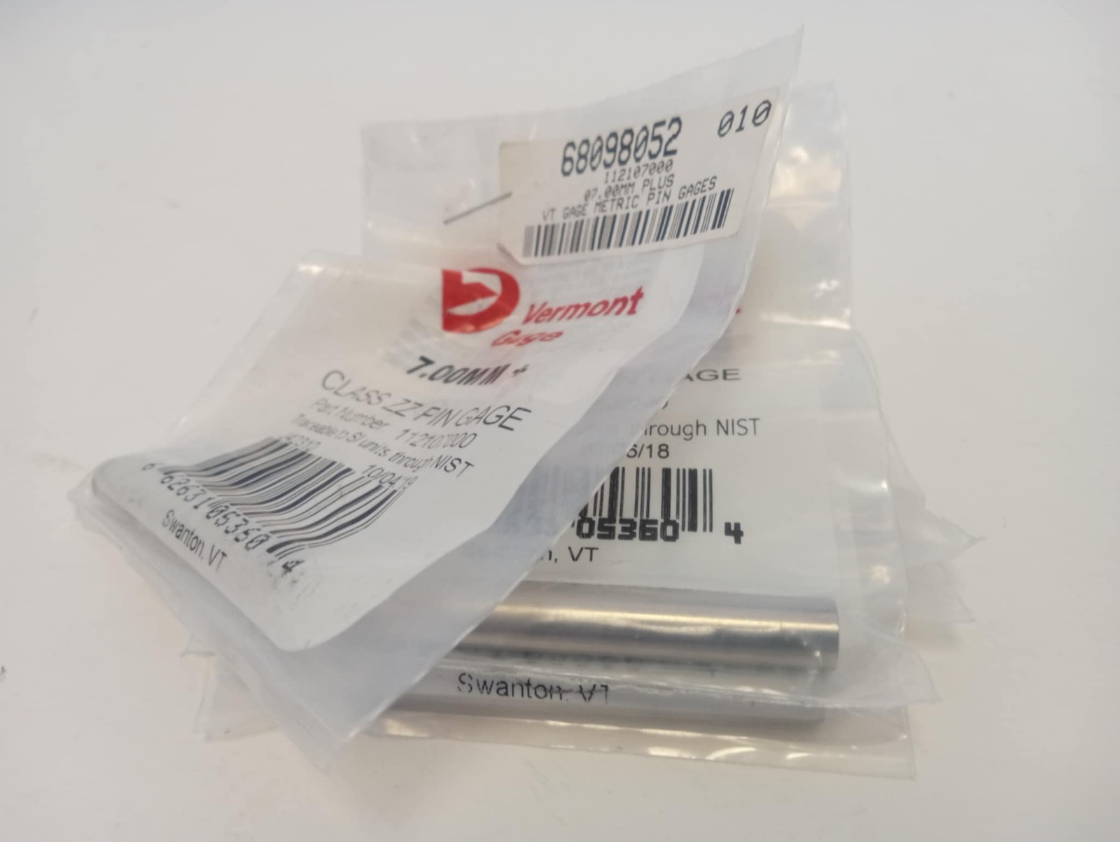 Vermont Gage 112107000 Class ZZ Plus Plin Gage: 7.00″ Dia, 2.0000″ OAL