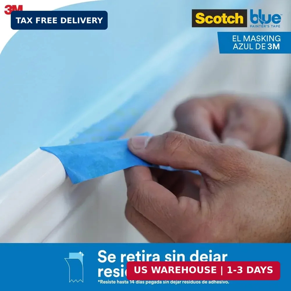ScotchBlue Original Multi-Surface Painters Tape, 2 Inch Wide (1.88 in. x 60 Yds)