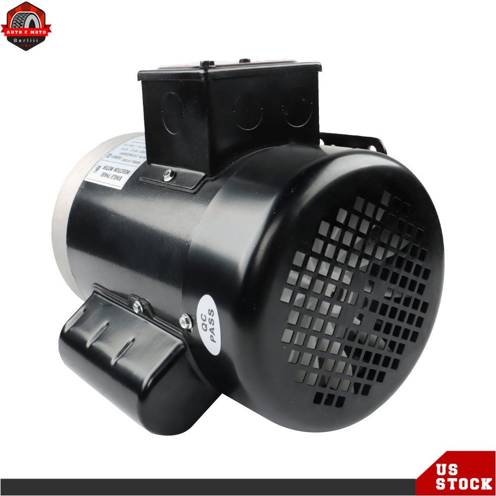 1/2HP 56C 1750RPM General Purpose Electric Motor 1Phase TEFC 60HZ 1.88” Shaft
