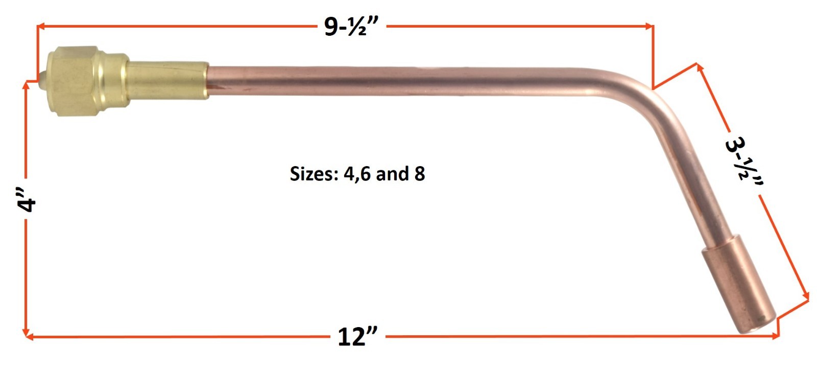SÜA Heating Nozzle/Rosebud 4-MFA Compatible with 300 Series Victor – Acetylene