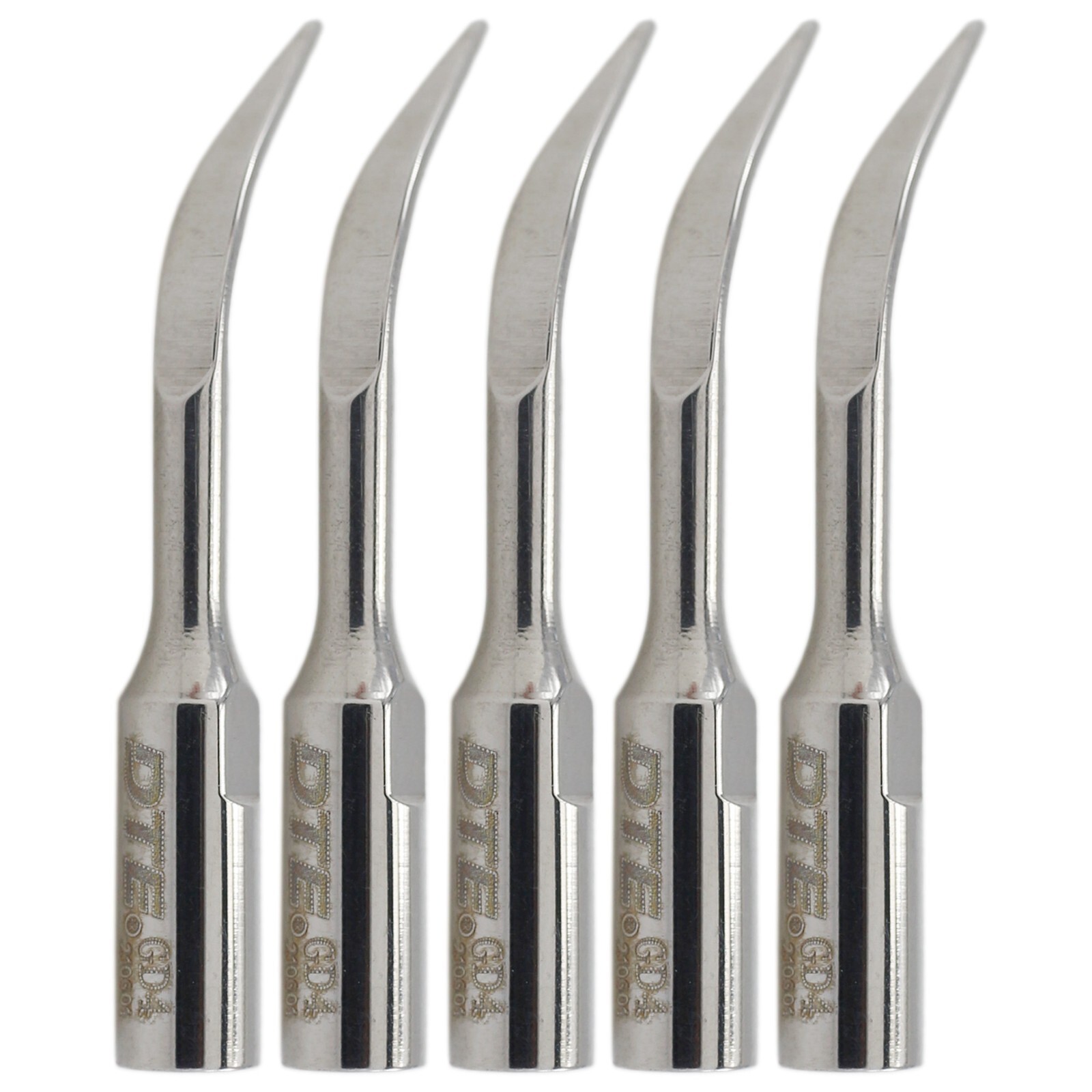 5 Woodpecker DTE Dental Ultrasonic Scaler Tips Piezo Tips GD4 Scaling Satelec