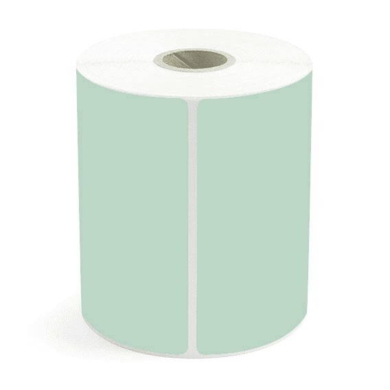 4″x6″ Color Direct Thermal Shipping Labels Green 250/Roll – Zebra LP2844 ZP450