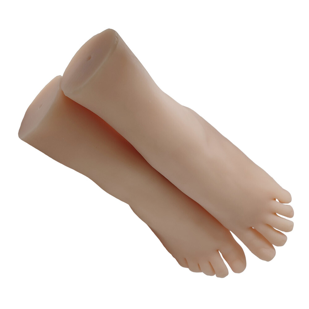 Silicone Female Legs Feet Model 1 Pair Size 38 Mannequin Shoes Socks Display