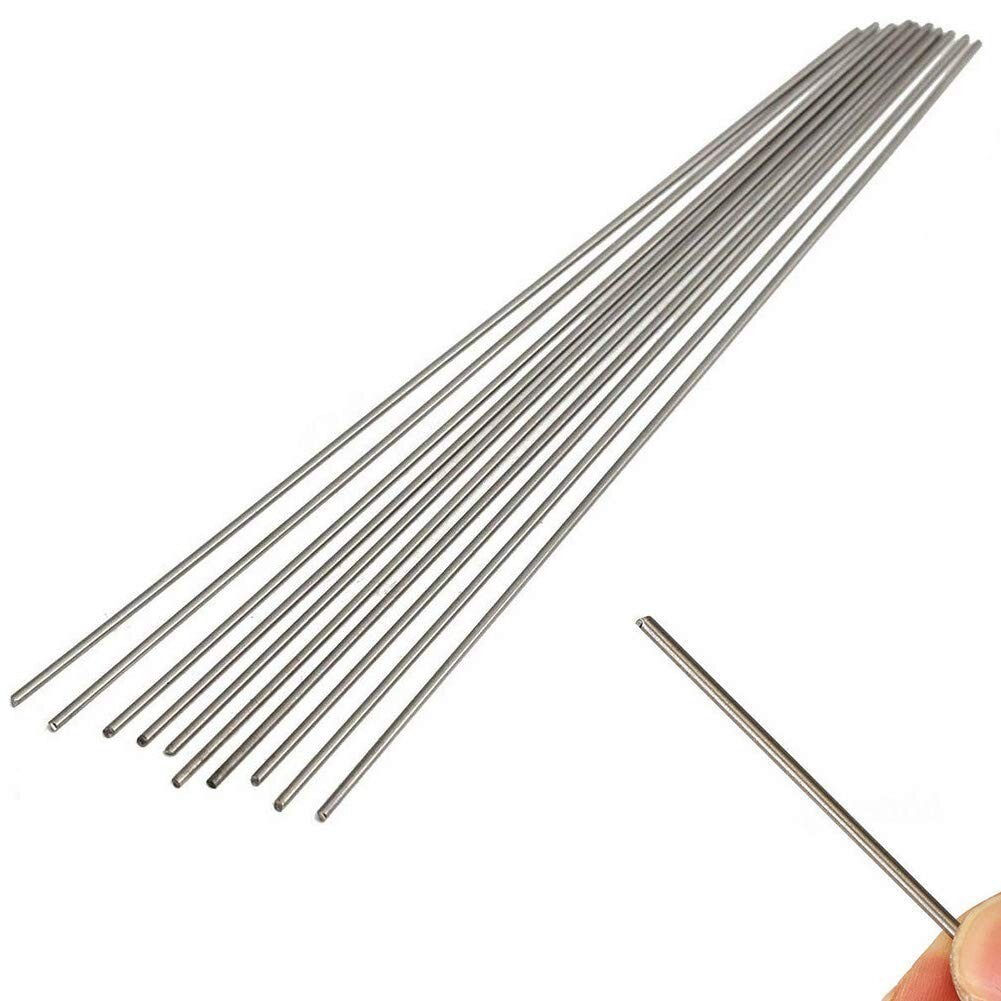 20Pcs 0.08″x10″ Titanium Ti Grade 5 Metal Alloy Shaft Bar Round Rod Wire Stick