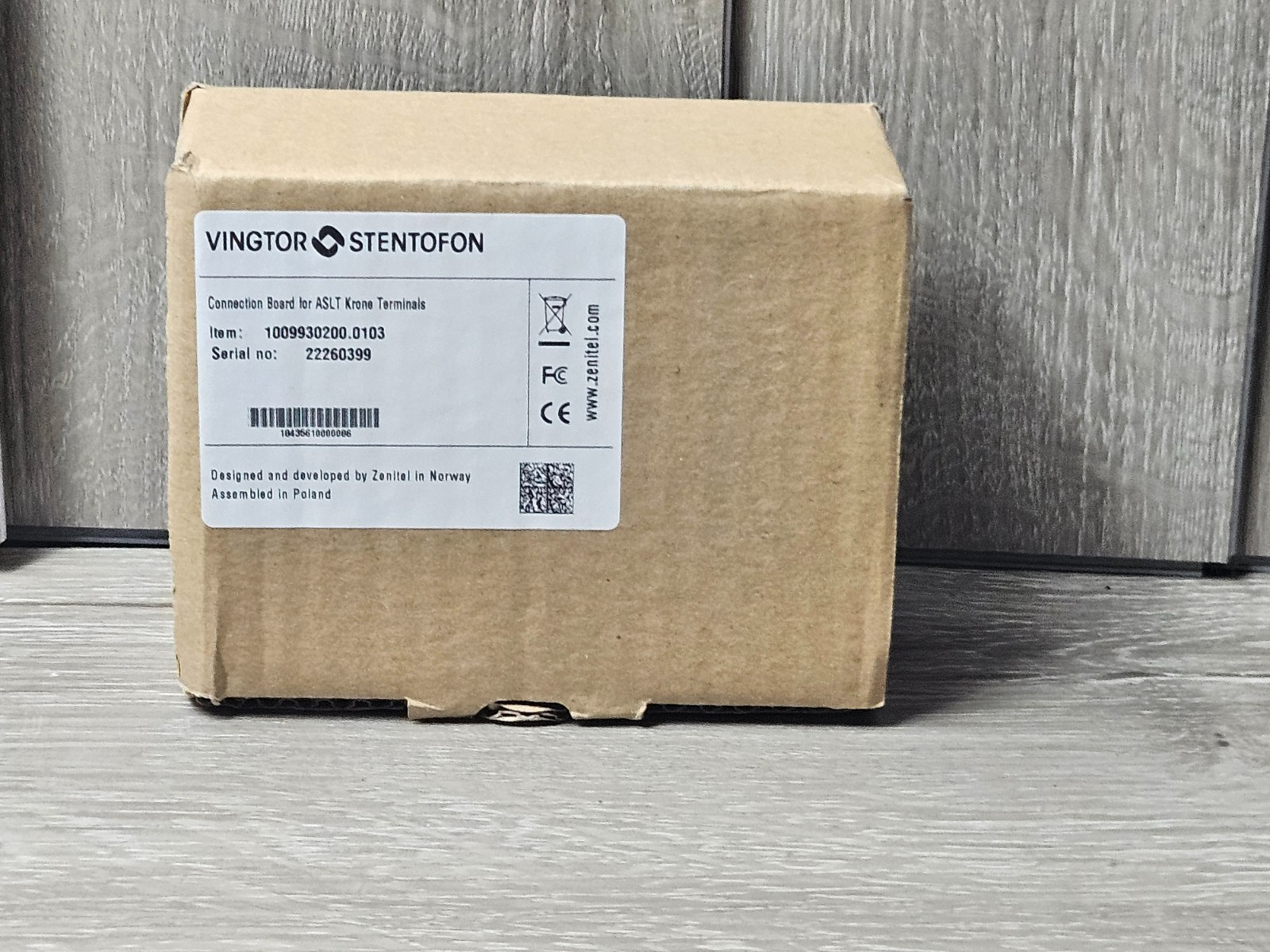 Vingtor Stentofon – Connection Board For ASLT Krone Terminals – 1009930200.0103