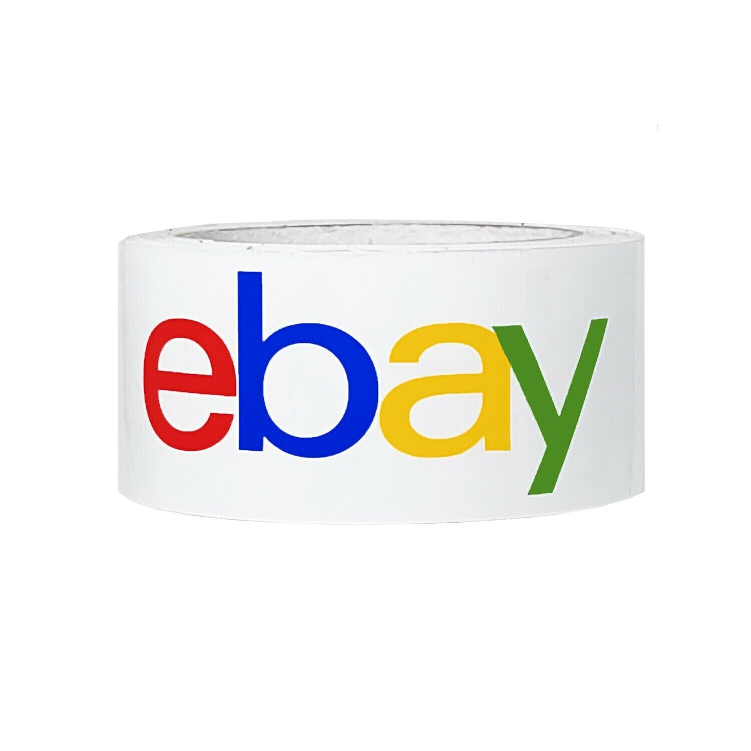 1 Roll 2″ x 75 yds Official eBay Branded Packaging Packing Package Carton Tape