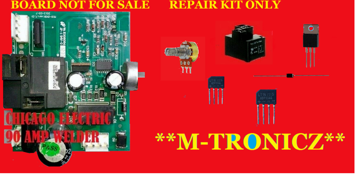 REPAIR KIT FOR CHICAGO ELECTRIC CONTROLLER BOARD WELDER MIG-ZKB ( ver:7.0)