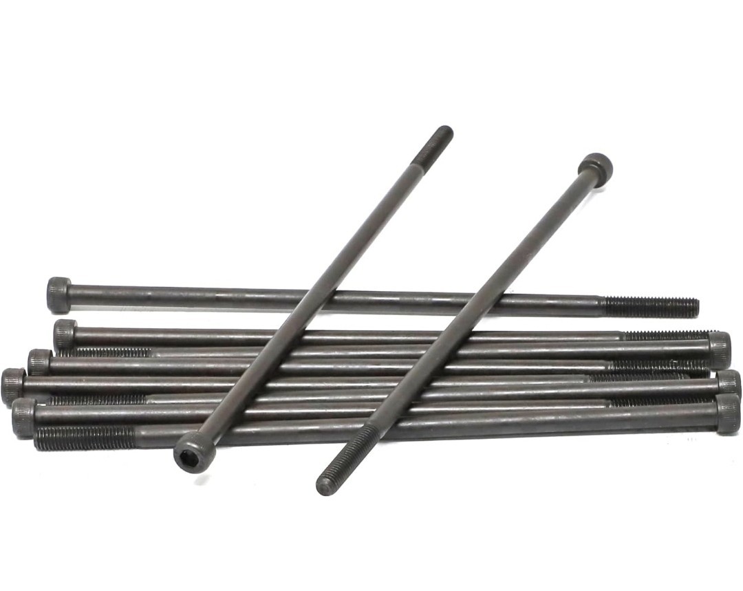 iexcell 10 Pcs M5 x 150mm Partially Threaded Thread Pitch 0.8 mm Alloy Steel…