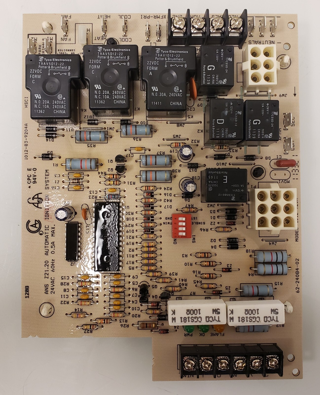 1012-83-9204A 62-24084-02 1012-920A OEM control board of Rheem furnace