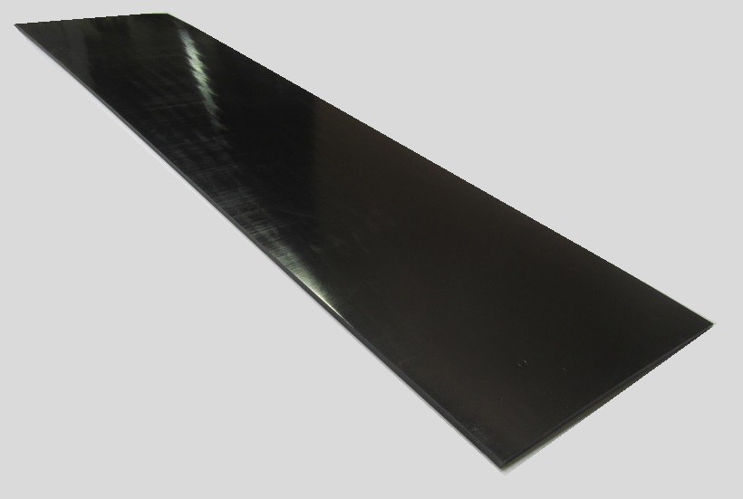 Tivar UHMW PE Black Sheet .250″ (1/4″) Thick x 12″ Wide x 48″ Length
