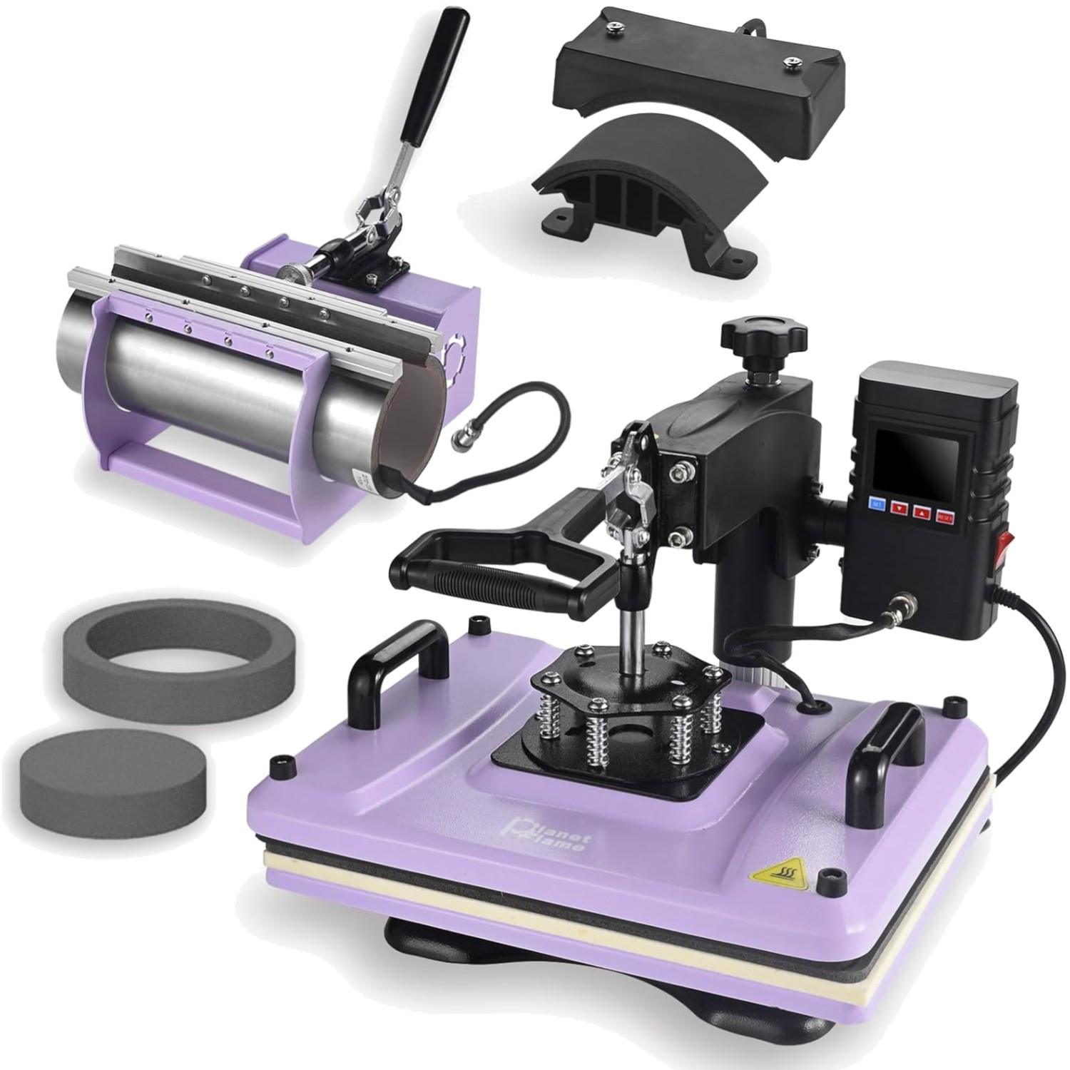12×15 Inch, 360° Swing Away 5 in 1 Heat Transfer Machine, Multifunctional Hea…