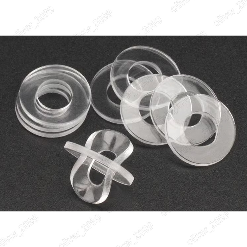 Plastic PVC Polyvinyl Chloride Transparent Gasket Washers M2 M3 M4 M5 M6 M8-M16