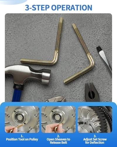4 PCS Clutch Drive Belt Removal Tool for Polaris, Clutch Removal Tool Kit for Po