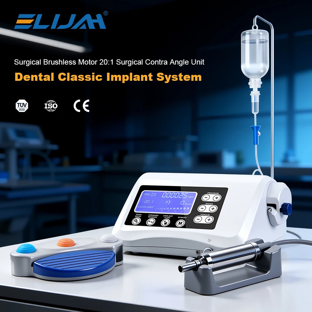 Dental Implant System Motor Surgical Brushless Motor+20:1 Contra Angle Handpiece