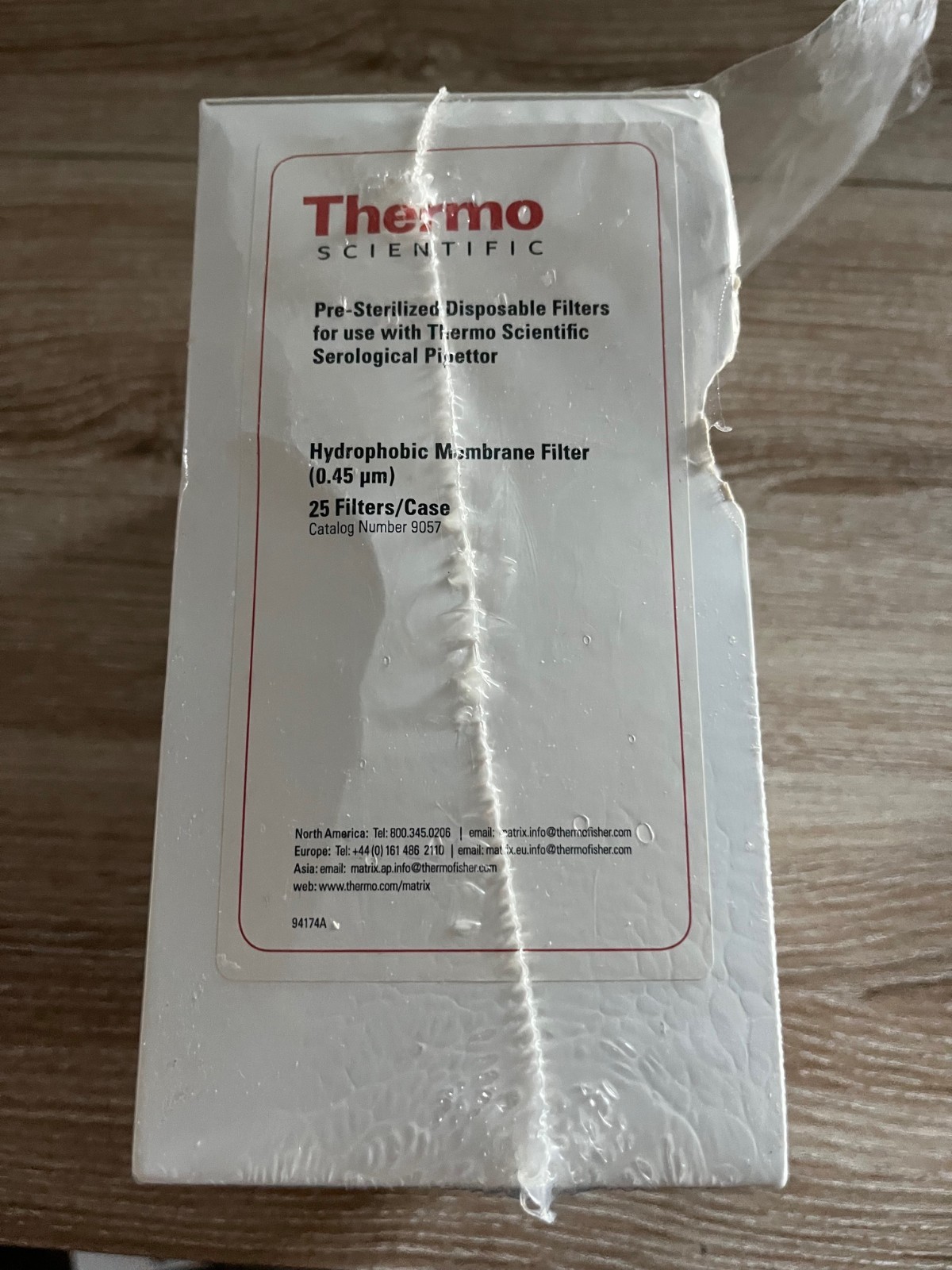 Thermo Scientific Hydrophobic Membrane Filter Cat. 9057, 0.45 μm, 21pcs