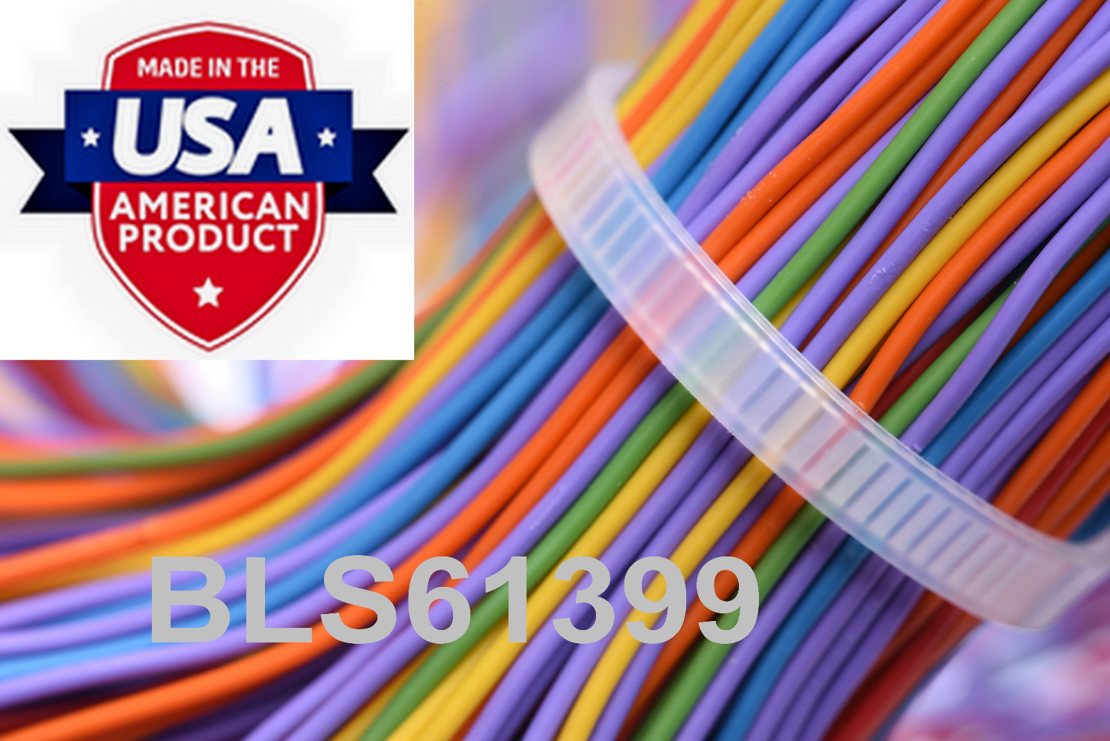 100 USA Made TOUGH TIES 9″ inch 40lb Nylon Tie Wraps Wire Cable Zip Ties White