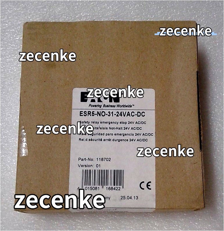 New Sealed In Box EATON MOELLER ESR5-NO-31-24VAC-DC Safety Relay