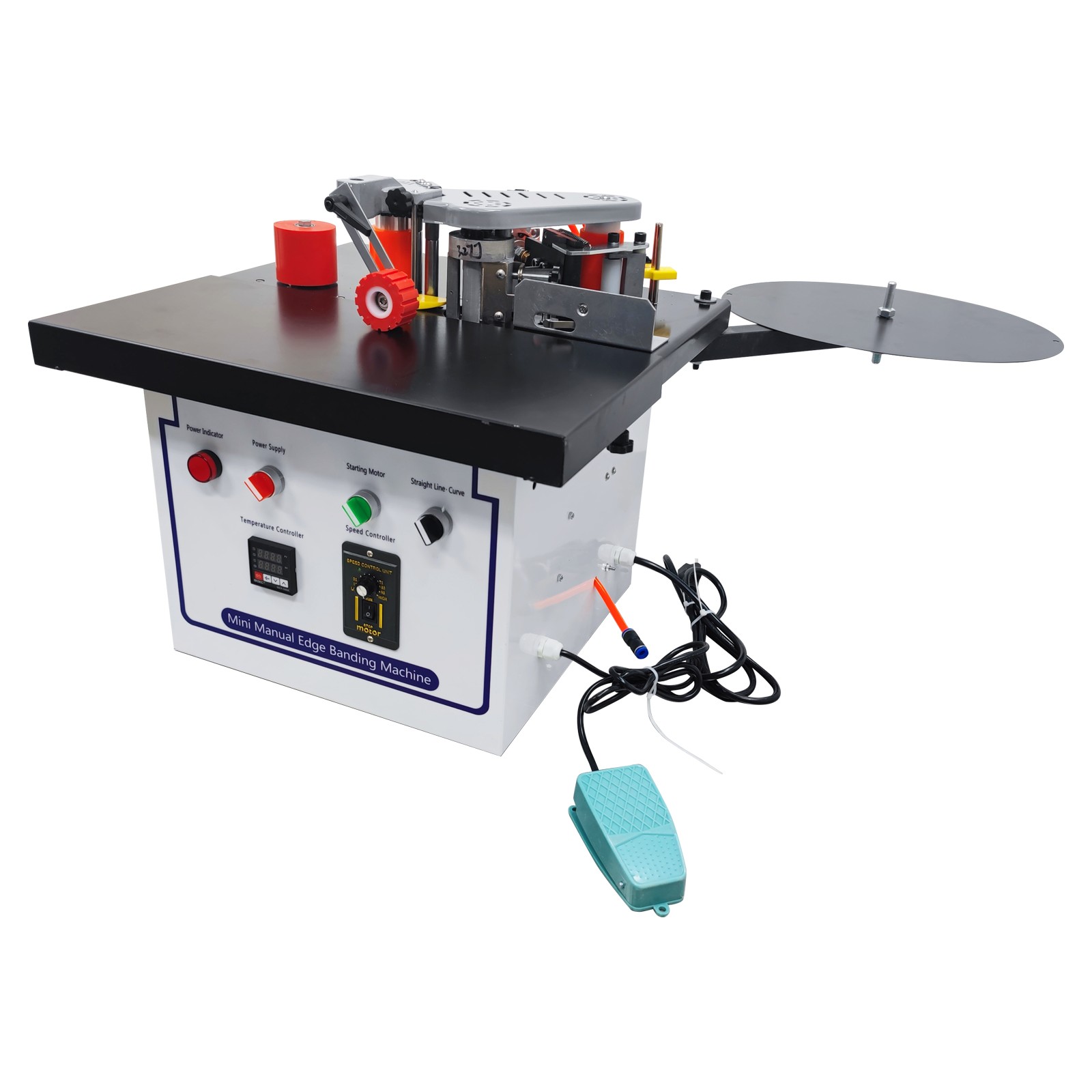 Curve/Straight Edge Banding Machine Edge Bander 110V 1200W Double-sided Gluing