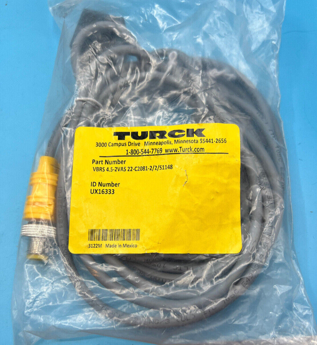 TURCK VBRS 4.5-2VAS 22-C2081-2/2/S1148 / VBRS452VAS22C208122S1148