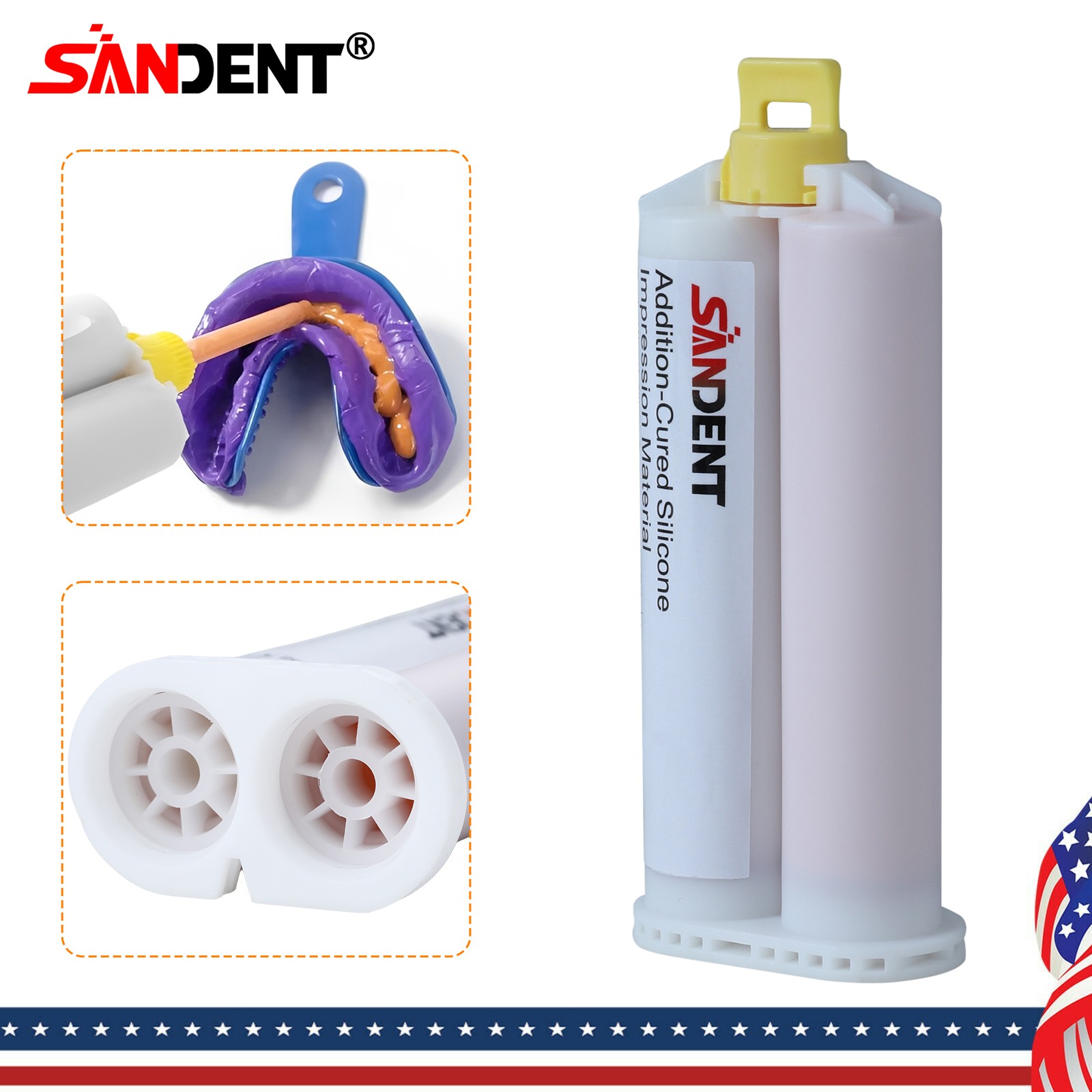Silicone Impression Material Standard Pk 50mL with 5 Tips