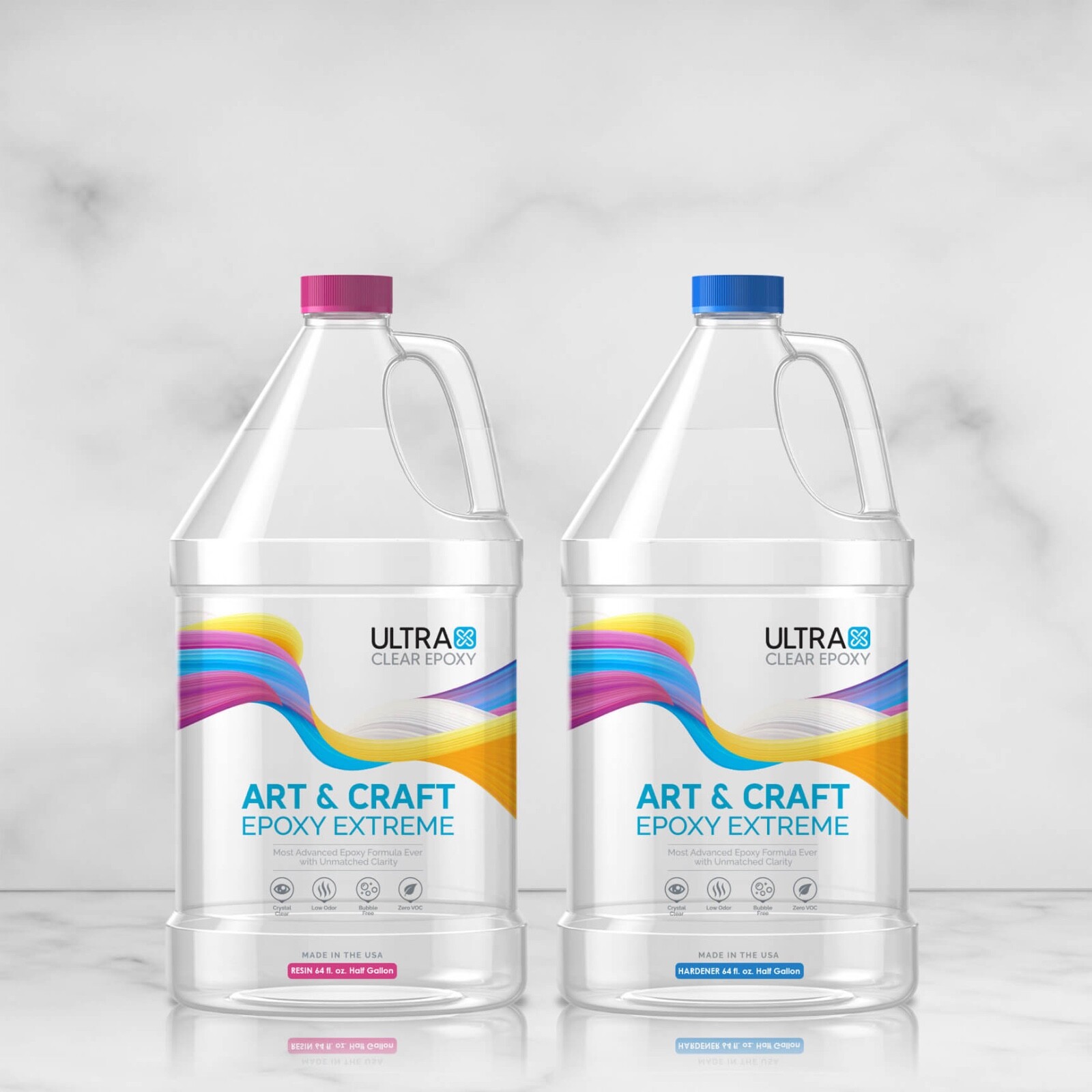 UltraClear Art & Craft Epoxy Resin | Bubble Free, Low Odor, 1 Gallon Epoxy Kit
