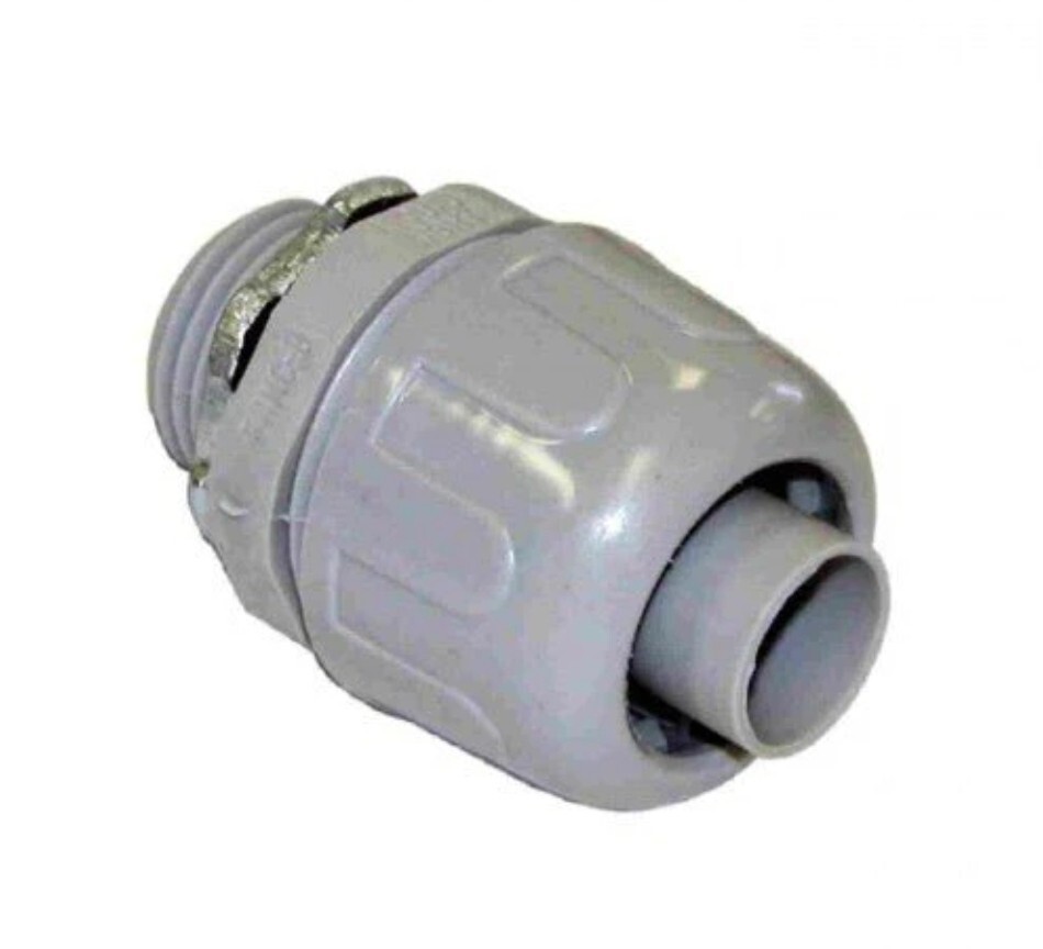 Pack Of (25) 1/2″ In. LT. Liquid Tight Non Metal Straight Connector Seal Tite
