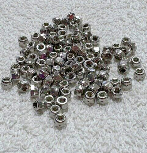 M3 (.5) NYLOCK NUT Stainless Steel 25 pcs