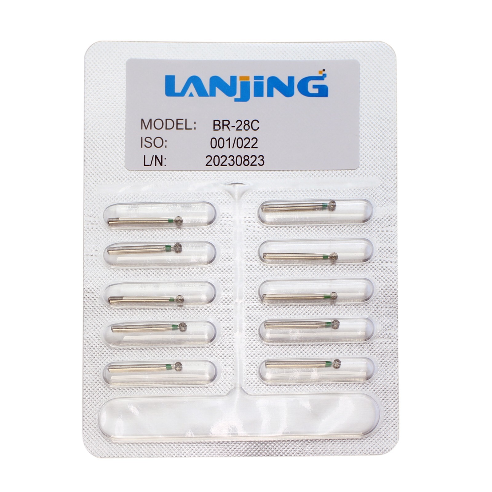 Dental Diamond Burs FG For High Speed Handpiece Ball Round Coarse BR-28C 001/019