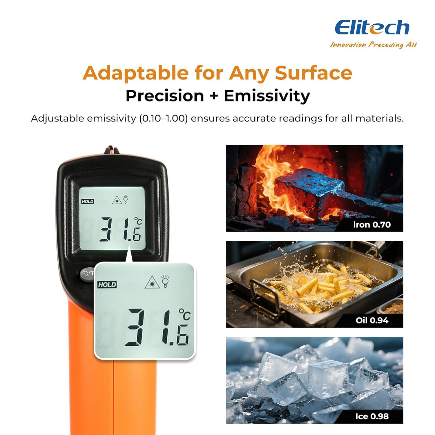 Elitech LD-200 Heated Diode HVAC Refrigerant Gas Leakage Tester Detector
