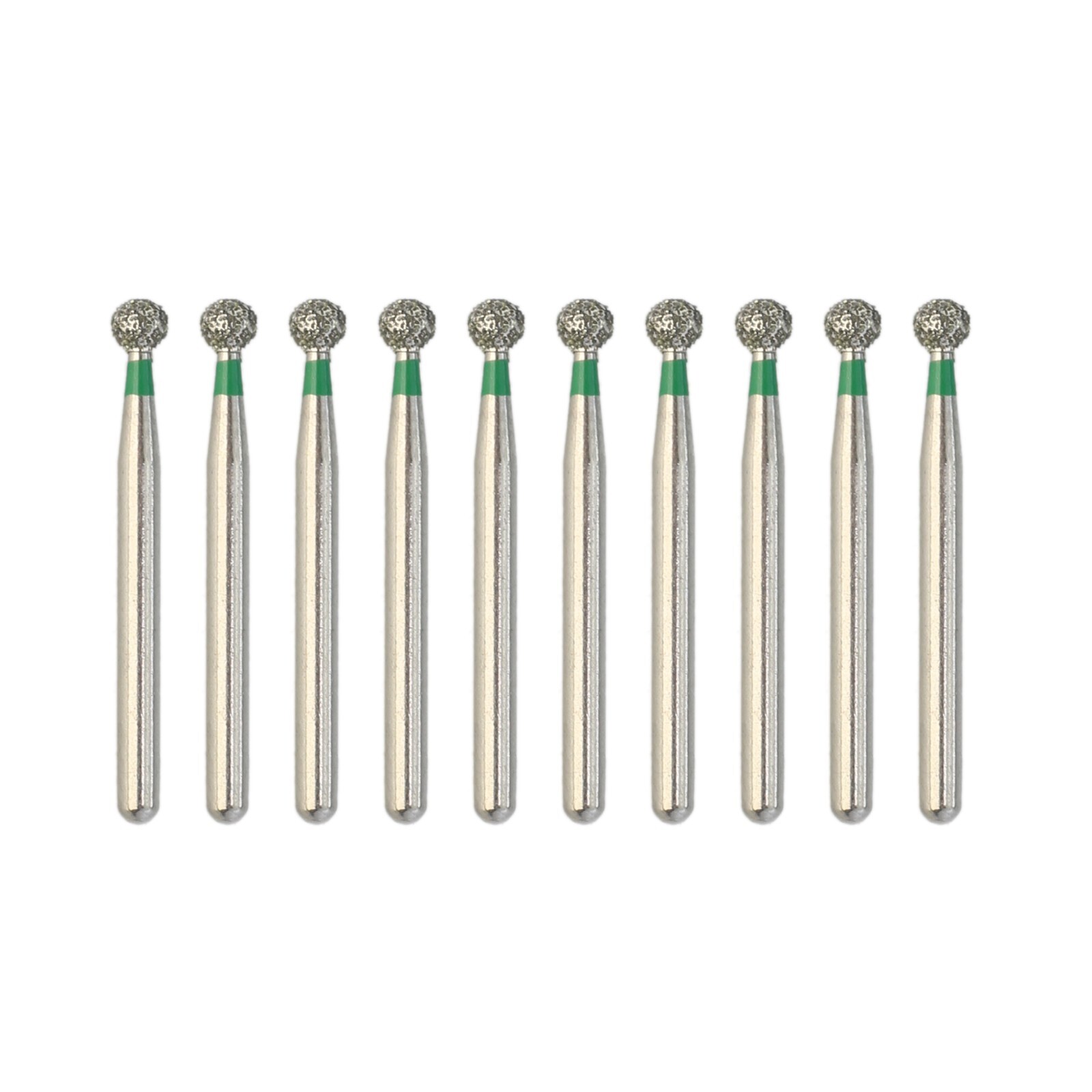 Dental Diamond Burs FG Ball Round Coarse BR-28C For High Speed Handpiece 10/Pack