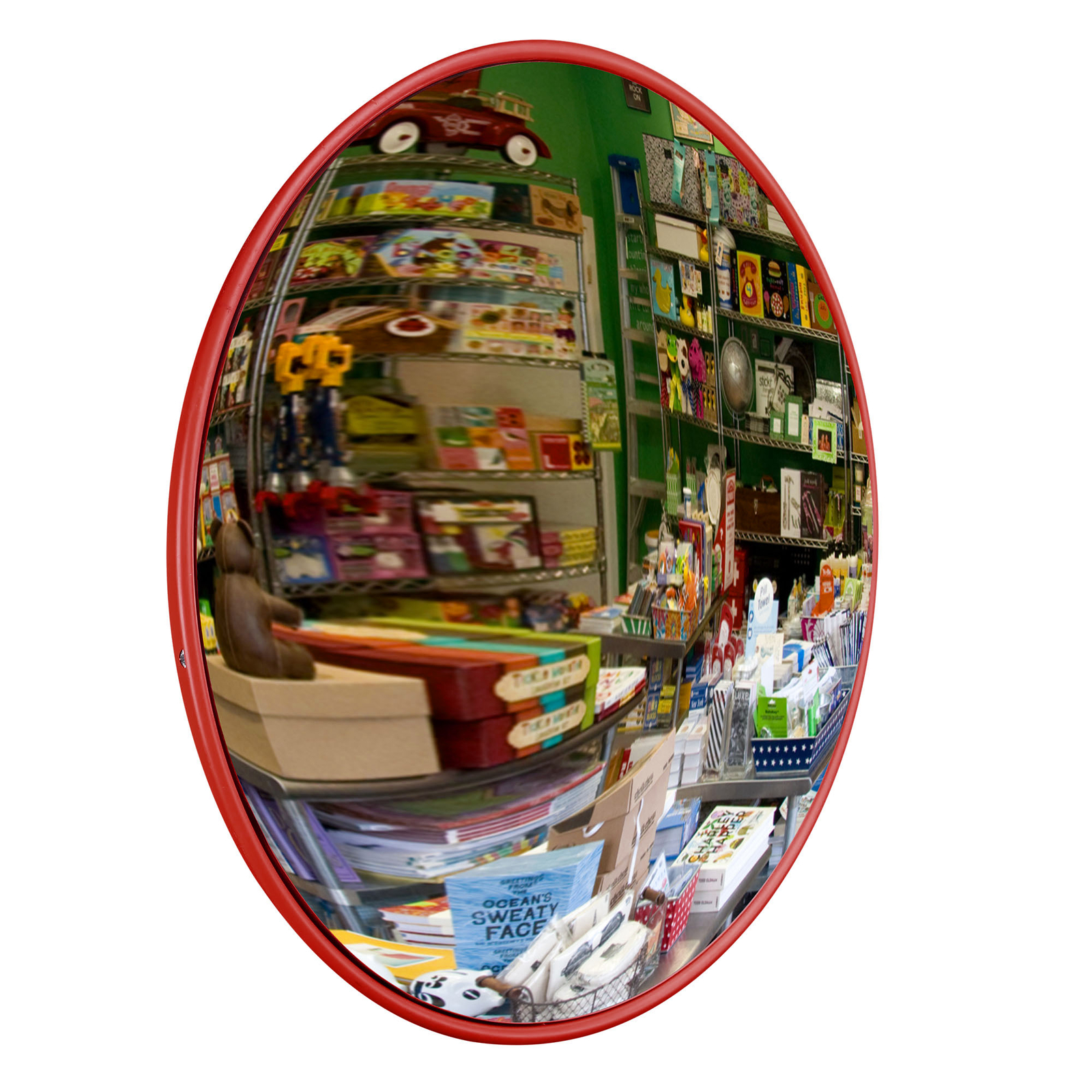 18″ Convex PC Mirror Wide Angle Blind Spot Road Corner Store Security Wall Mount