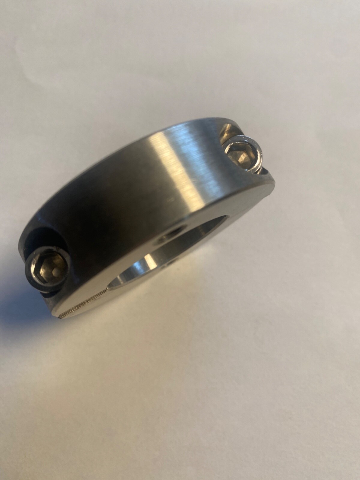 Two-Piece Clamping Shaft Collar , Stainless Steel , Metric 30 x 54 x 15 mm